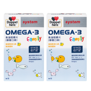 德之寶 Omega-3魚油咀嚼片 2盒組